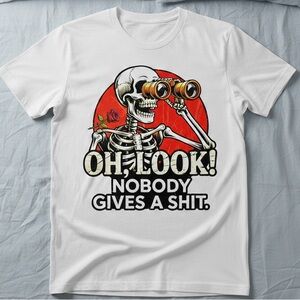 White Graphic Men's T-Shirt